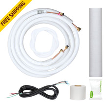 Load image into Gallery viewer, EVERWELL - MKTH1223X-16 - INVERTER MINISPLIT 11,000 BTU HEATING-COOLING 17 SEER2 R410A 208~230V /1Ph/60Hz INSTALLATION KIT