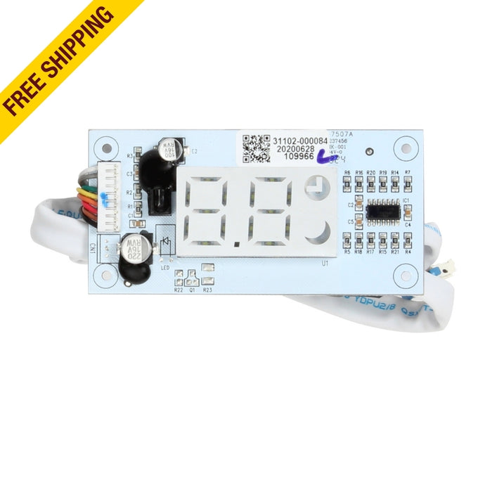 31102-000084 - DISPLAY PCB FOR MINI SPLIT COMPATIBLE WITH 9,000 - 18,000BTU MGTC-20, MRL, 12,000BTU MGS, 24,000BTU MRTH, DXTC-20, and DXTH-20 SERIES 31102-000084 - DISPLAY PCB FOR MINI SPLIT COMPATIBLE WITH 9,000 - 18,000BTU MGTC-20, MRL, 12,000BTU MGS, 24,000BTU MRTH, DXTC-20, and DXTH-20 SERIES