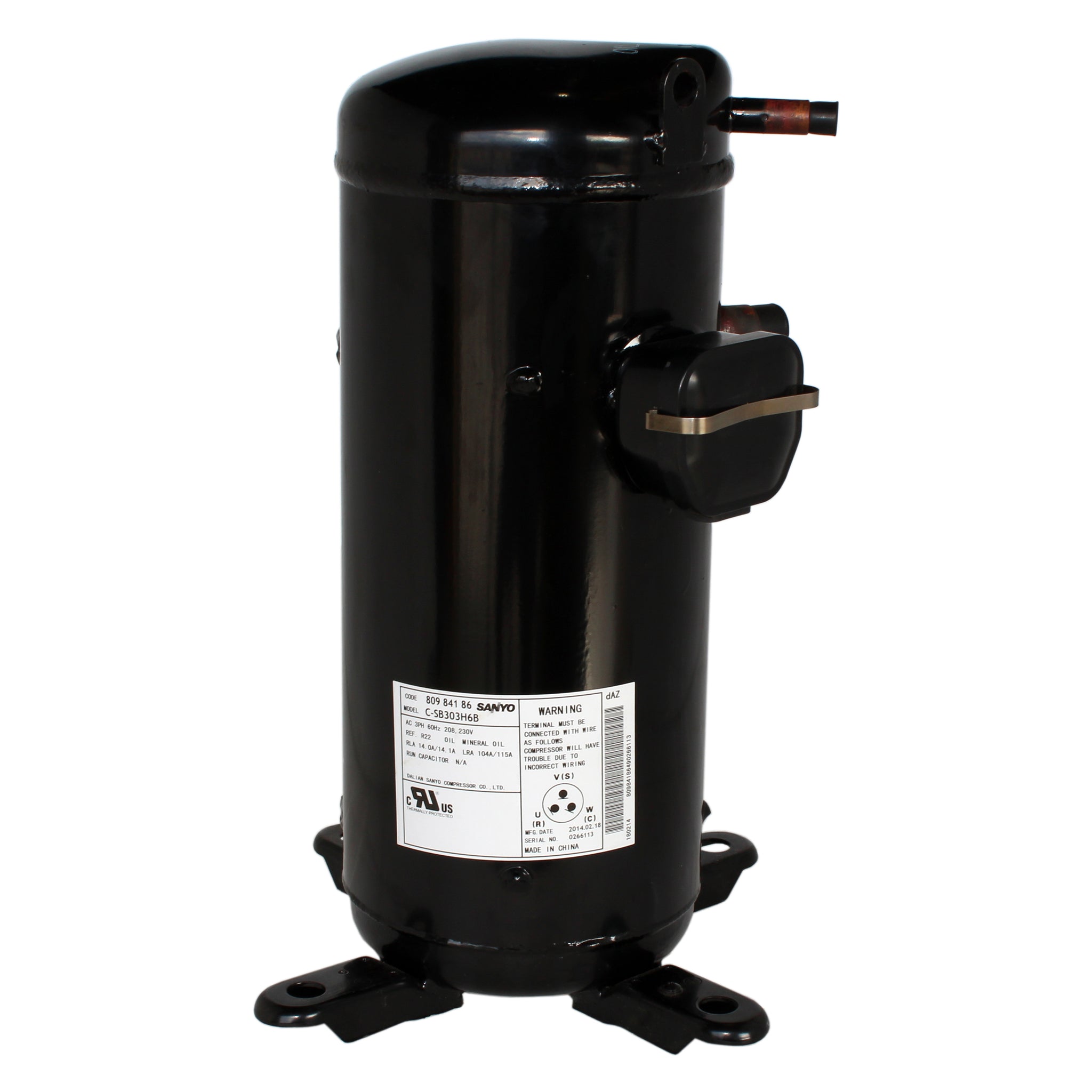 SANYO-PANASONIC - C-SB353H8A - SCROLL COMPRESSOR 58 KBTU
