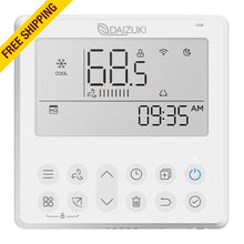 Load image into Gallery viewer, DAIZUKI - CONCEALED DUCT MINISPLIT INVERTER 12000BTU 21.5 SEER2 R410A 208-230/1/60 HEAT PUMP -13&ordm;F, WALL CONTROL, WIFI, AHRI/UL/ENERGYSTAR GOLD FIN DAIZUKI
